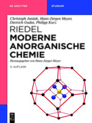cover image of Riedel Moderne Anorganische Chemie